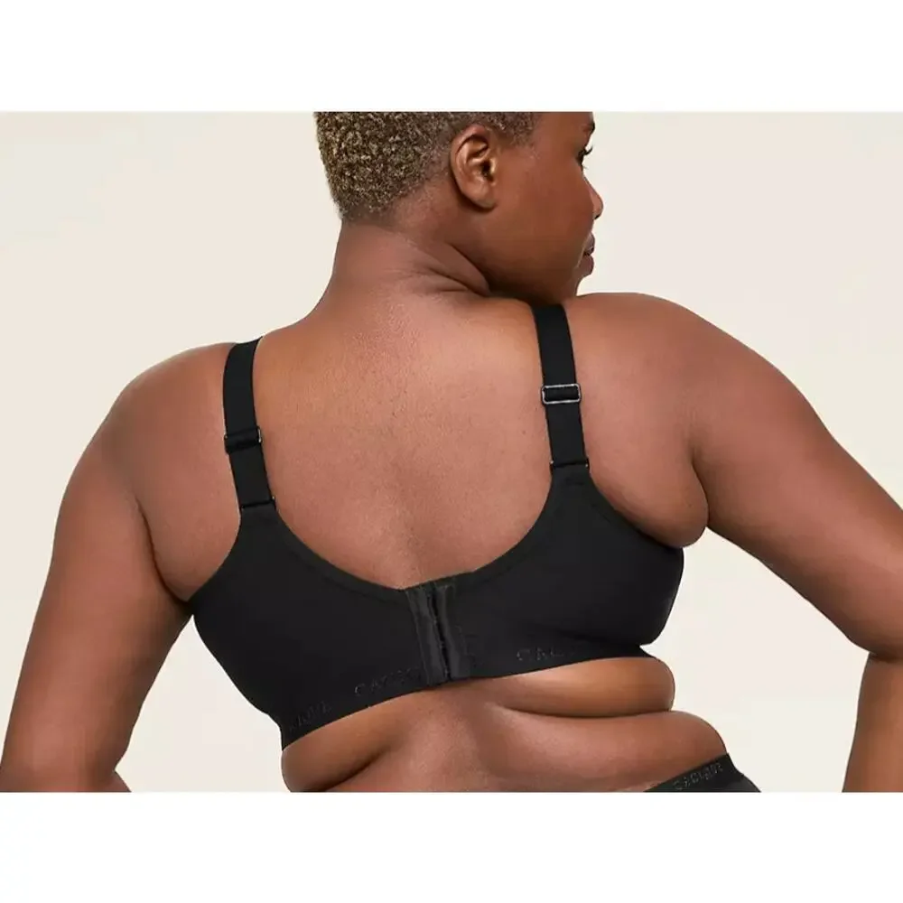 Cacique Cotton Unlined No-Wire Bra Size 40G NWOT Black